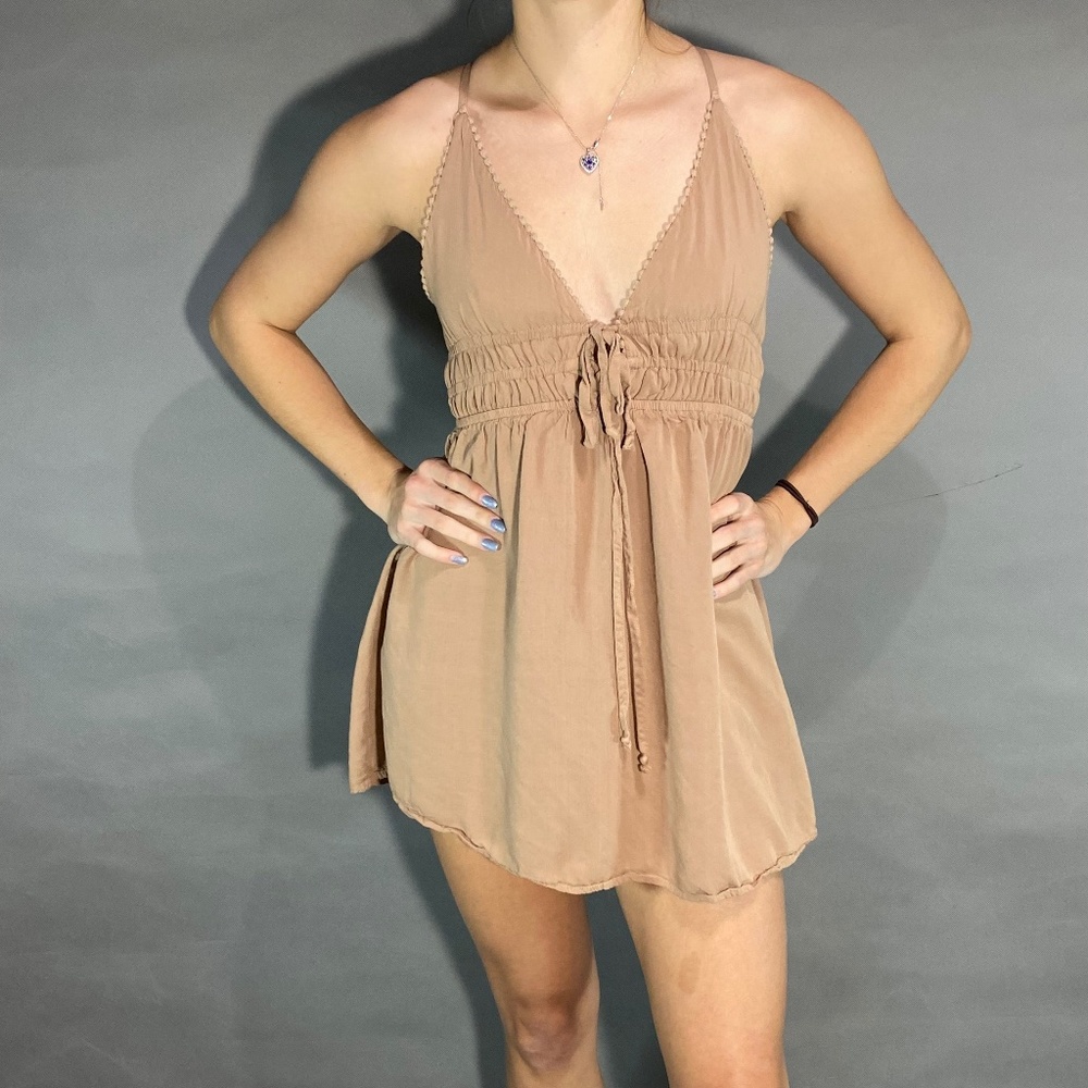Wild Fable Tan Mini Dress Size S